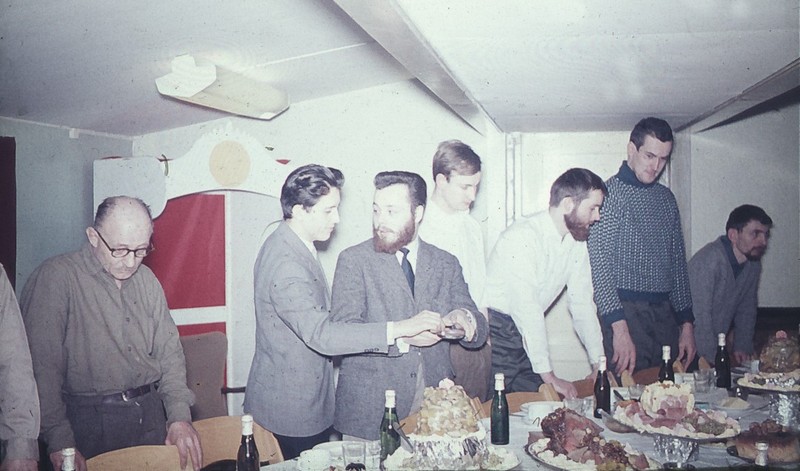 Nytårsfrokosten 1961 - med dåb ved Boreas