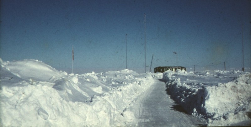 Vinteren 1960-61 havde vi ikke ret megen sne, - vi behøvede ikke at anvende taglugerne